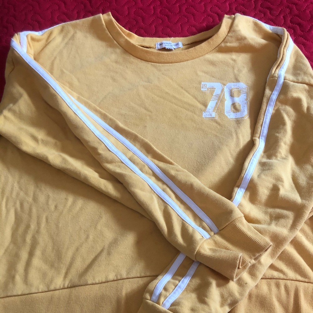 Yellow Numbered Sweatshirt